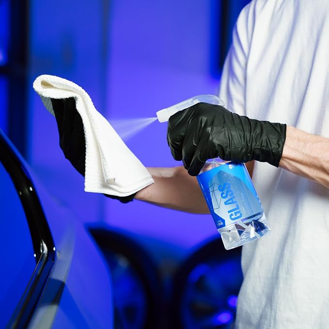 Gyeon Glass Cleaner Streak Free Tint Safe Premium Window Cleaner 500ml | Ammonia-free, tint-safe glass cleaner removes fingerprints and oily film from windshields, mirrors, and screens streak-free.