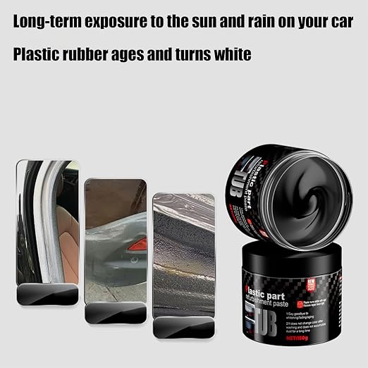 Trim Restorer - Dashboard Restorer | Cars Wax Paste | Car Interior Scratch Remover | Automotive Leather Seat Polish Cream | Long Lasting Car Detailing Polishing Paste for Vehicle Truck Interior Care