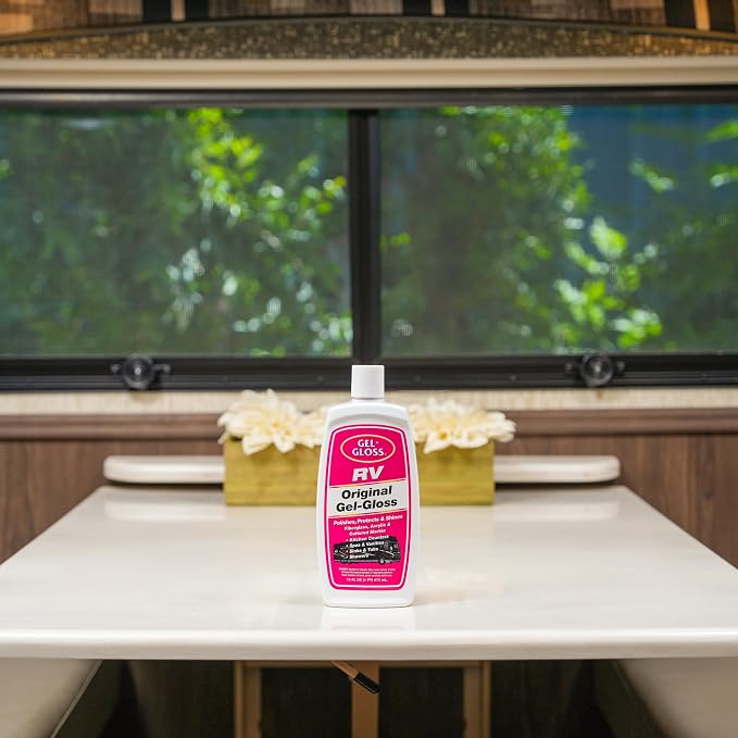RV Polish w/Carnauba Cleaner Wax Formulation for a Protective Coating - Removes Water Spots, Light Scratches & Stains While Restoring Color & Shine,16 oz.
