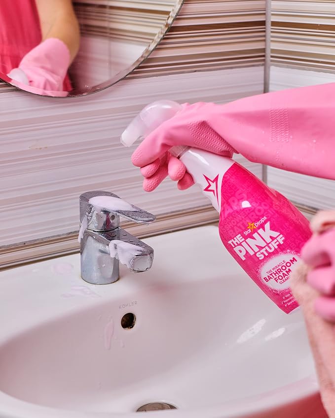 Stardrops - The Pink Stuff - The Miracle Bathroom Foam Cleaner 750ml 2-Pack Bundle