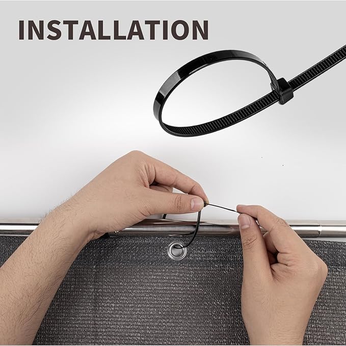 LOVE STORY Custom Size 3'x44' Balcony Privacy Screen Cover, Dark Grey | HDPE Fabric, 95% UV Block, Fence Screen for Patio, Railing Cover for Apartment, Privacy Protective, Custom Size Available