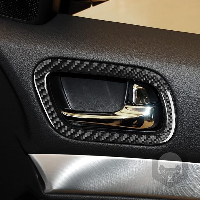 Real Carbon Fiber Trim for Infiniti Accessories | for G35 G37 G25 Q60 Q40 2007-2015 X S Convertible Door Inner Frame Interior Thick Overlay Decal