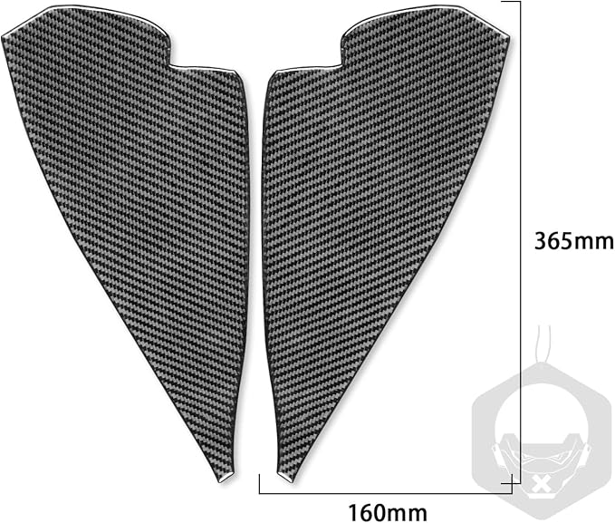 Real Carbon Fiber Trim for Infiniti Accessories | for G37 2008 2009 G35 2007 2008 Side Dash Panel Cover Interior Thick Overlay Decal - A