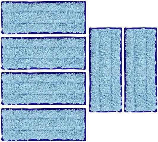 Mop Pads for iRobot Braava Jet 240 241 244 245 250, 6-Pack | Microfiber Mopping Cloth, Washable & Reusable Robot Vacuum Replacement Parts Accessories
