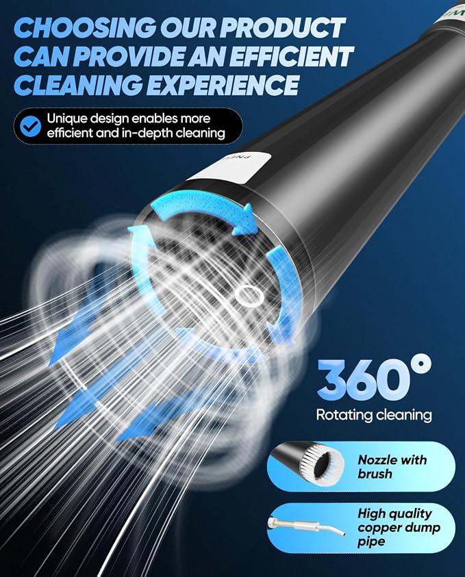 Saker Dry Cleaning Gun,Car Air Blow Gun,Car Cleaning Gun Quickly Removes Surface Dirt and Dust, Air Gun Works with Air Compressor(2 Set Nozzle)