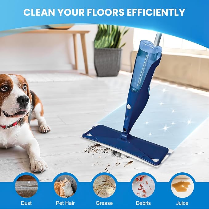 50 Pack Disposable Microfiber Cleaning Mop Pads for Bona Mop Series | Heavy Duty Disposable Sweeping Pad Replacement Refill