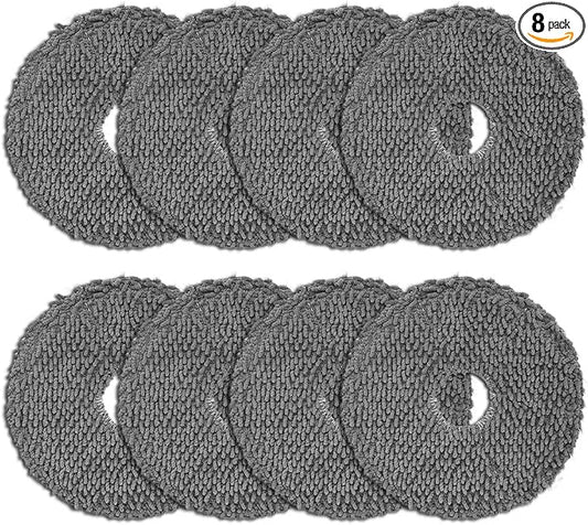 8 Pack Mop Pads for iRobot Roomba Plus 405 Combo/505 Combo Robot Vacuum Cleaner, Spin Cleaning Pads Replacement Parts Accessories Set