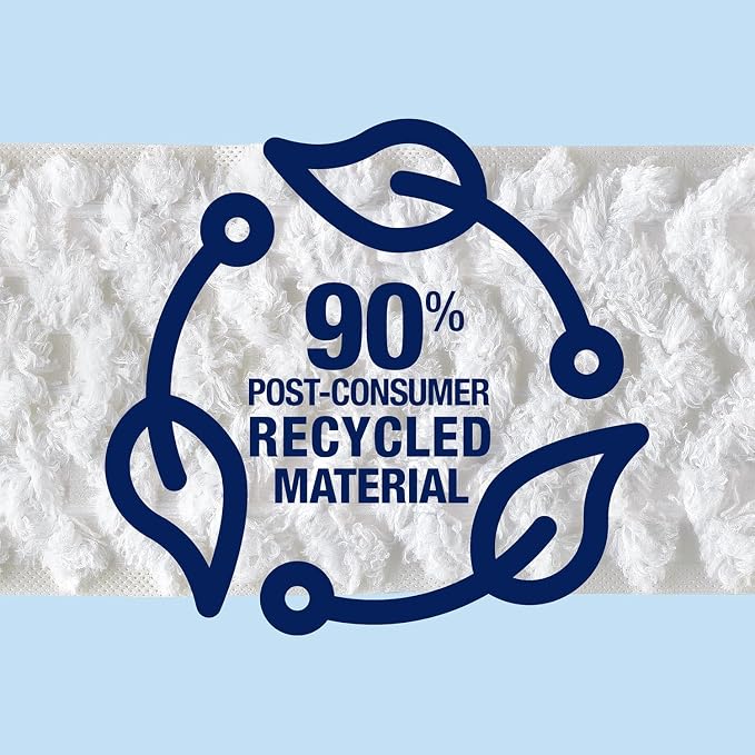 Bona Sweeping Pads for Multi-Surface Floors - Heavy-Duty & Disposable XL Microfiber Pads Sweep Away Dust, Dirt, & Pet Hair (Pack of 72)