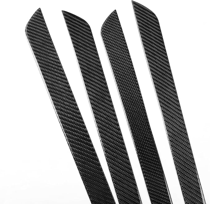 Door Panel Decals Fit for Toyota 4Runner 2003-2009 Real Carbon Fiber | for 4 Runner(N210)2003 2004 2005 2006 2007 2008 2009 SR5/Sport Edition/Limited|Door Panel Accessories|Thick Overlay