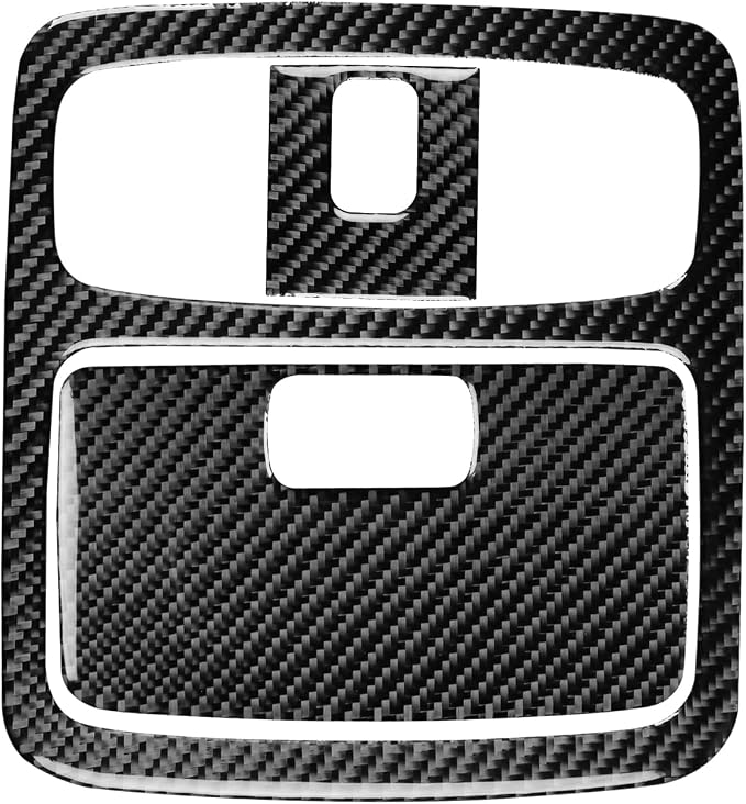 Reading Lamp Stickers Fit for Toyota 4Runner(N210) 2003-2009 Type-A | for SR5/Sport Edition/Limited | Real Carbon Fiber | Accessories | Overhead Reading Lamp Cover Trim | Thick Overlay