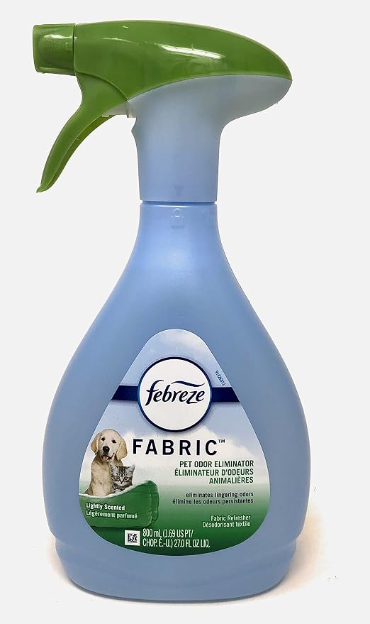 Febreze Fabric Refresher Value Pack, Pet Odor Eliminator and Extra Strength Fabric Deodorizer, 27 Fl Oz, Pack of 2