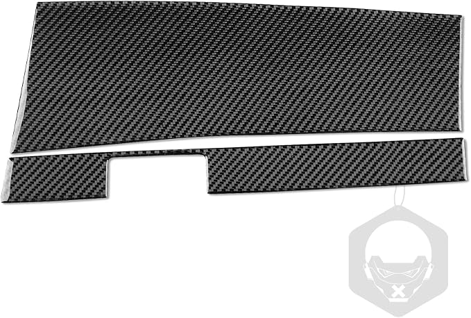 Co-Pilot Dash Trim for Toyota Corolla 2009-2013 Accessories Black | Soft Carbon Fiber | Upgrades for Car | Only for Left-Hand Drive | Anti-Scratch | Sporty Style