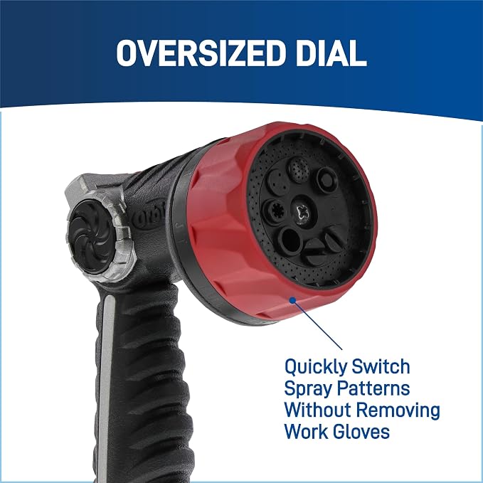 Orbit Pro Series Thumb Control Hose Nozzle - 26812, 8-Pattern (Pack of 10)