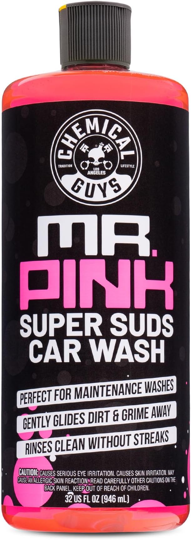 Chemical Guys, Mr. Pink Foaming Car Wash Soap, Foam Cannon, Candy, 32 oz