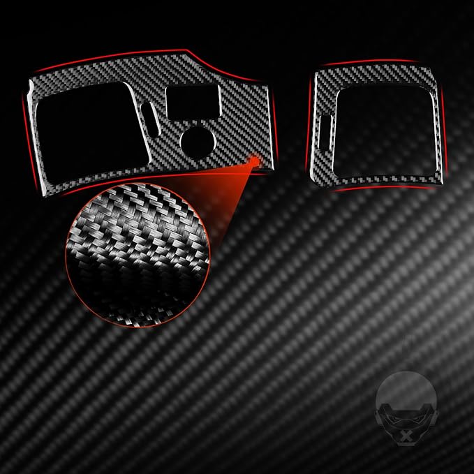 Real Carbon Fiber Trim for Cadillac CTS Accessories | for 2008 2009 2010 2011 2012 2013 Side Air Vent Decoration Panel Sticker Interior Thick Overlay Decal