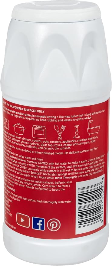Brillo Cameo 31210 Aluminum & Stainless Steel Cleaner