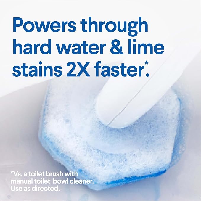 Clorox ToiletWand Disposable Toilet Cleaner Refills, 30 Count, Kills 99.9% of Germs and Viruses, Touch-Free Toilet Cleaning, Original Scent