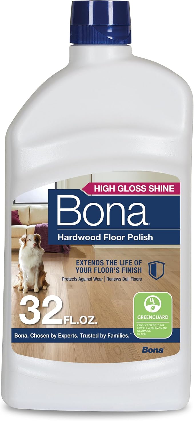 Bona Hardwood Floor Polish - 32 fl oz - High Gloss Shine
