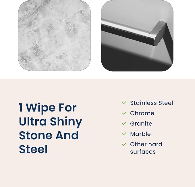 Truly Free Stone & Steel Cleansing Polish Starter Kit - Quartz, Marble, Granite, Stone Countertop, Oven, Stainless Steel Cleaner - 12oz Empty Bottle, 1 Concentrated Fill (3oz)-No Harmful Ingredients