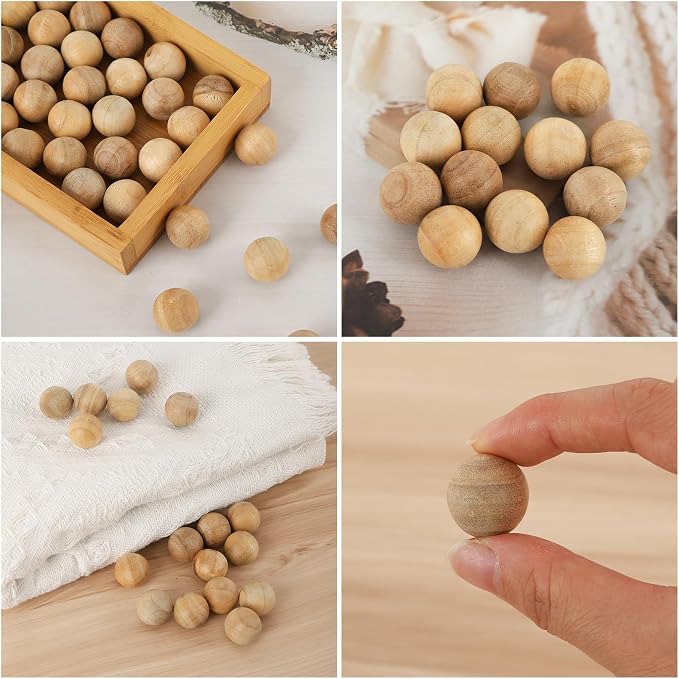 8 Bags,160 Wooden Balls
