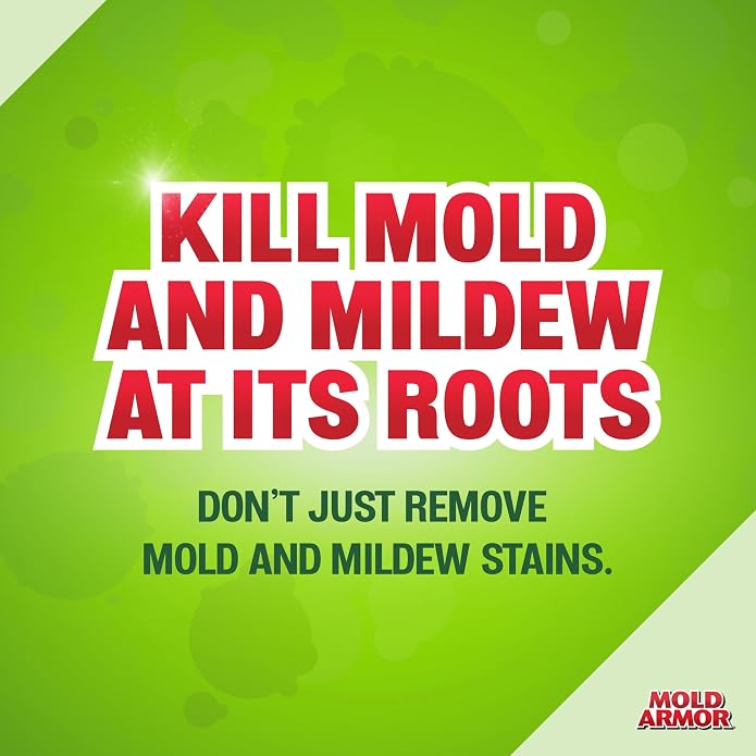 MOLD ARMOR Professional Brand Mold Kill & Control Spray, 32 oz., Hard Surface Mold and Mildew Remover, Visible Results in Minutes, Eliminates Bacteria and Viruses