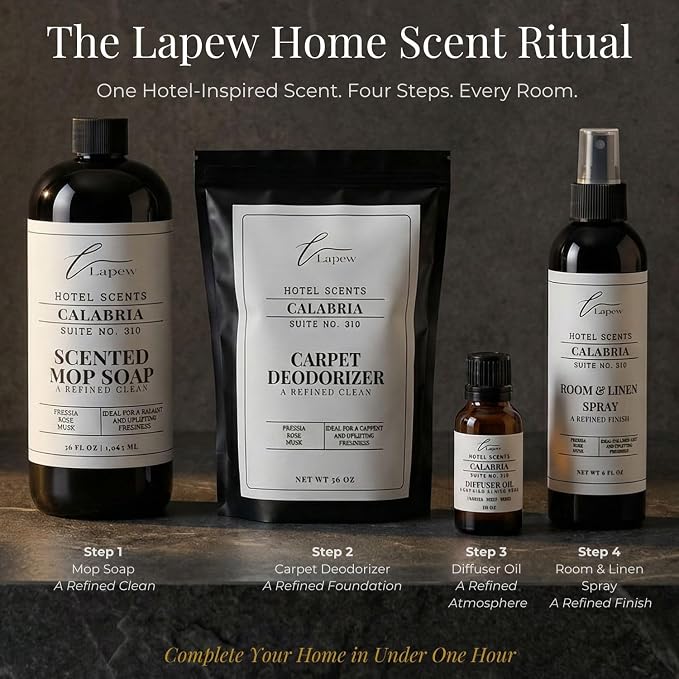 Lapew Hotel Scents Luxury Room Spray | Calabria Suite 310 | Inspired by the Bellagio Hotel | Linen Spray Air Freshener & Fabric Spray | 8 fl oz