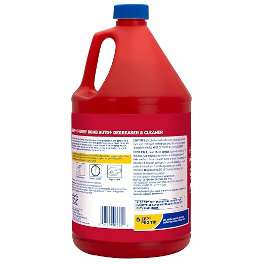 Zep Cherry Bomb Auto+ Degreaser & Cleaner - For Auto, Marine, RV, & Home - 1 Gallon