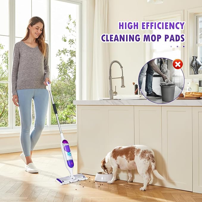 Pure Realm 18 Count Disposable mop Pads Refills for Swiffer PowerMop | Multi-Surface Mop and PowerMop Wood Mop, Replacement Pads Use for Floor Cleaning