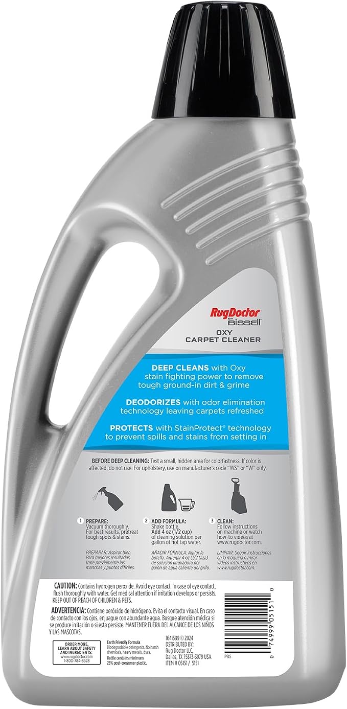 Rug Doctor by BISSELL Oxy Deep Carpet Cleaner Solution 80 oz