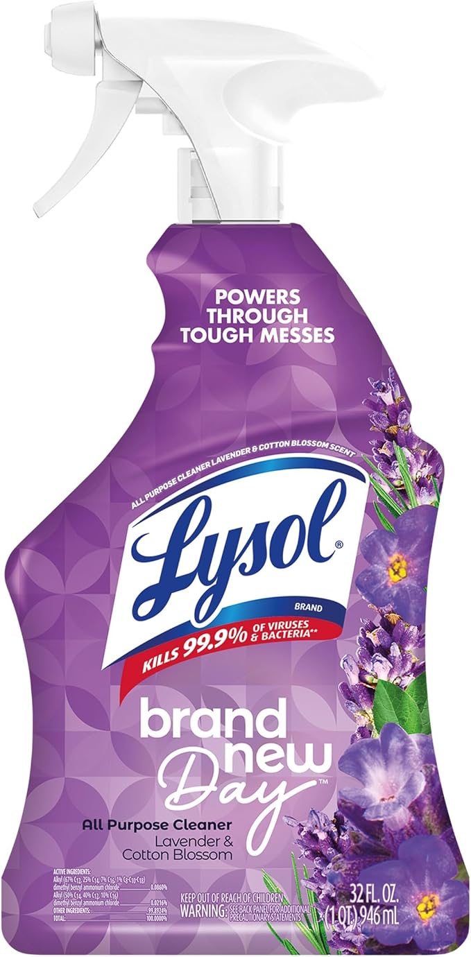 Lysol® All Purpose Cleaner - Trigger Lavender & Cotton Blossom 9/32 oz.