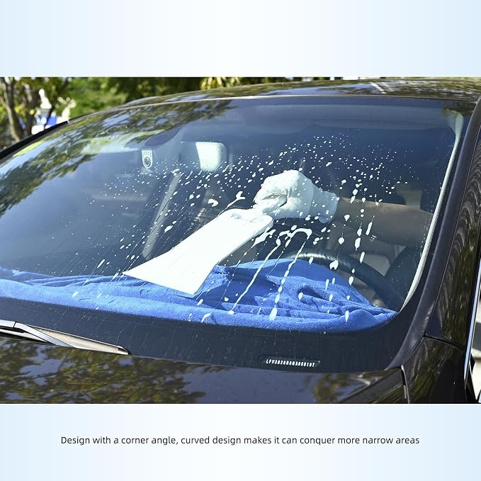 EHDIS Bulldozer Squeegee Flat Glass Window Film Bulldozer Tint Tools Car Front Windows Rear Glass Windshield Snow Frost Ice Removal Tool for Cars Trucks Window