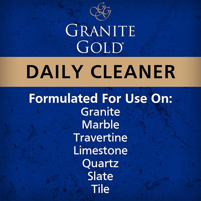 Granite Gold Daily Cleaner for Granite,Marble & Other Natural Stone & Quartz Surfaces,32 Ounces,(Pack of 2)