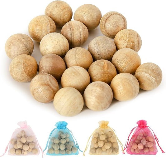 8 Bags,160 Wooden Balls