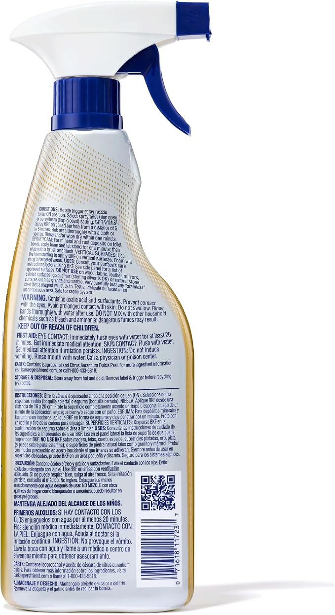Bar Keepers Friend Soft Cleanser 13 oz + Spray & Foam Multipurpose MORE Spray Cleaner 25.4 oz, Multi Purpose Cleaner Bundle, Removes Grease, Rust Stains, Soap Scum & More in Home & Outdoors