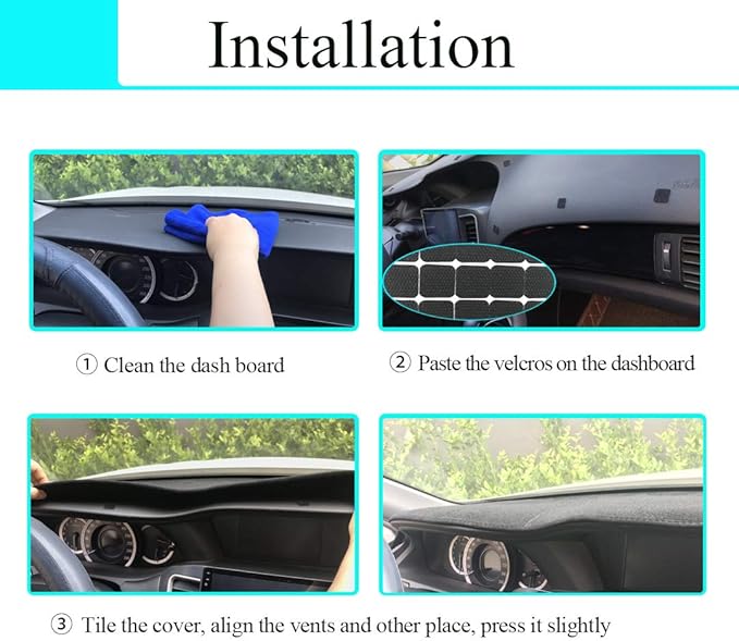 Yiz Dash Cover Mat Pad Fit for Toyota Camry | Custom Dashboard Cover Pad Carpet Protector