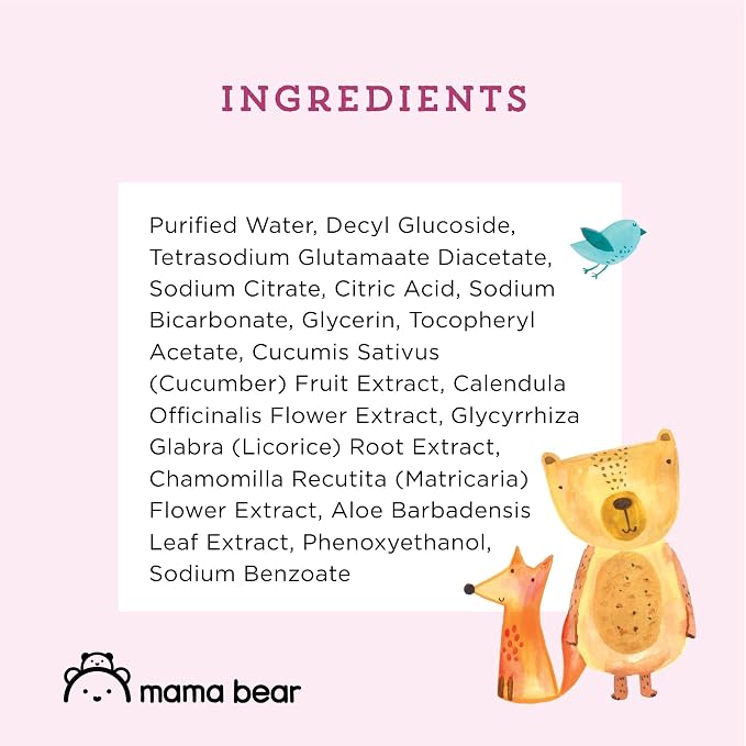 Amazon Brand - Mama Bear 99% Water Baby Wipes, Hypoallergenic, Fragrance Free,720 Count Total (10 Packs of 72 Wipes Each)
