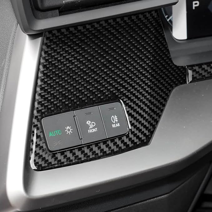 Carbon Fiber Decorations Stickers Fit for Audi A3 8Y S3 RS3 2021-2025 | for Sportback 2021-2025 | Decorations Driver Side Dashboard Trim | Accessories | Anti-scratch | Self-adhesive