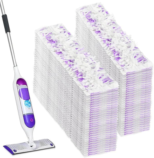 60 Pack Disposable Pads Refills Compatible with Swiffer Power Mop | for Swiffer Power Mop Refill, for All Floor Cleaning, Unscented & Thickened Pads