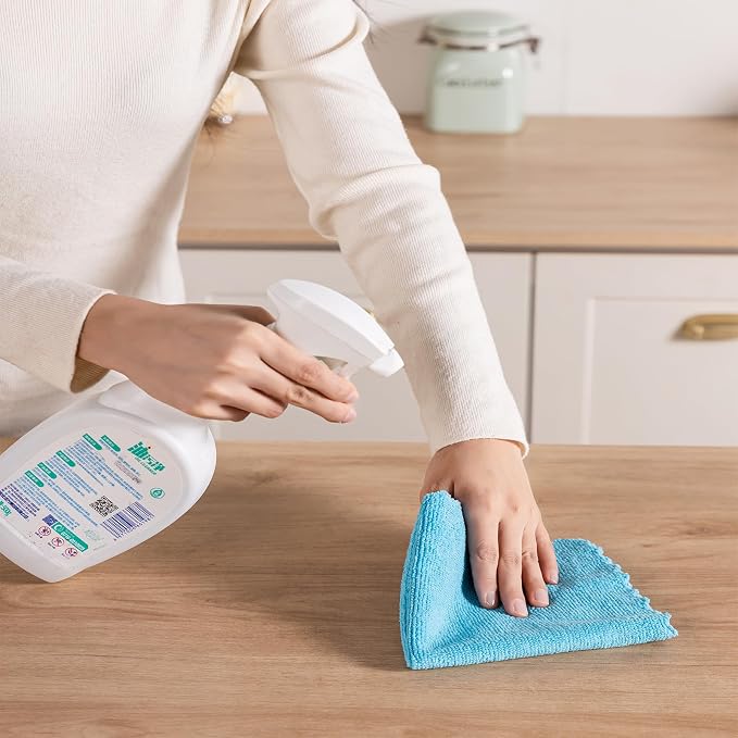 Microfiber Cleaning Cloth, 24 Pack Highly Absorbent Cleaning Rags, Reusable Lint Free Cloths Microfiber Rag for House, Kitchen, Car Care, 11 x12 inch, Multicolor