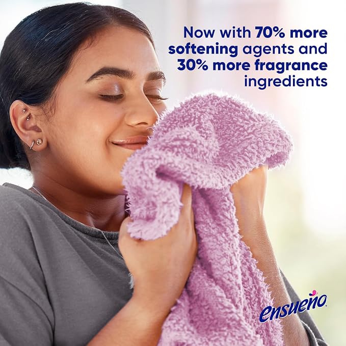 Ensueño Max Liquid Fabric Softener - Spring Fresh Scent - 125 fl oz | Color-Safe Fabric Softener Liquid - Softens 147 Loads - Reduces Wrinkles & Static