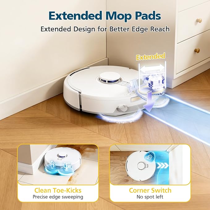 12 Pcs Replacement Mop Pads for Narwal Freo|Freo X Ultra| Freo Z10|Freo Pro | Freo Z Ultra & Freo X10 Pro Robot Vacuum & Mop, Washable Reusable Microfiber Robot Vacuum Mop Pads