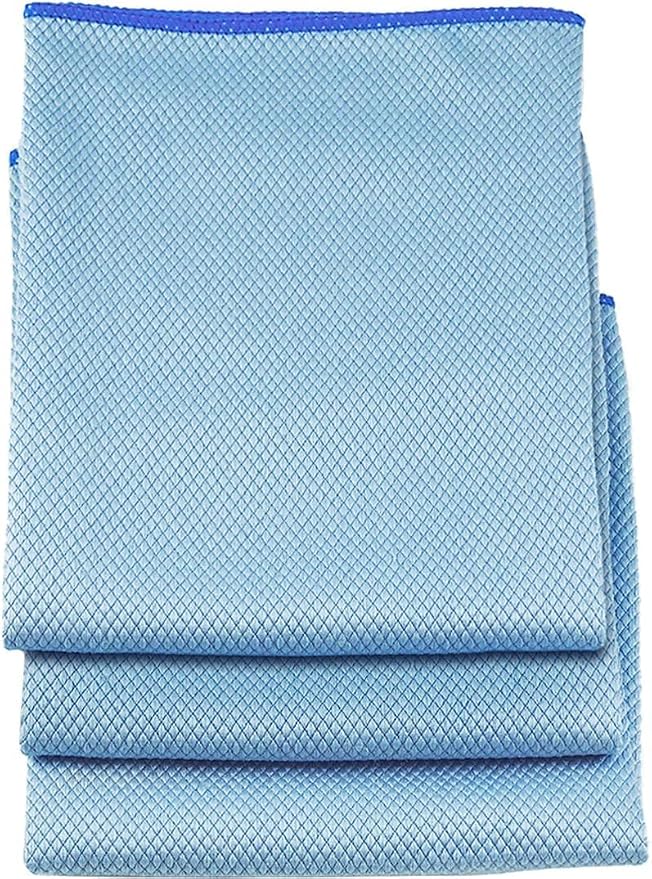 UNGER Professional 18” x 18” Large Professional-Grade Microfiber Cloth Towels, Multi-Purpose Wet and Dry Cleaning Cloths for Kitchen, Bath, Auto, Appliances, Car Supplies (Pack of 30)