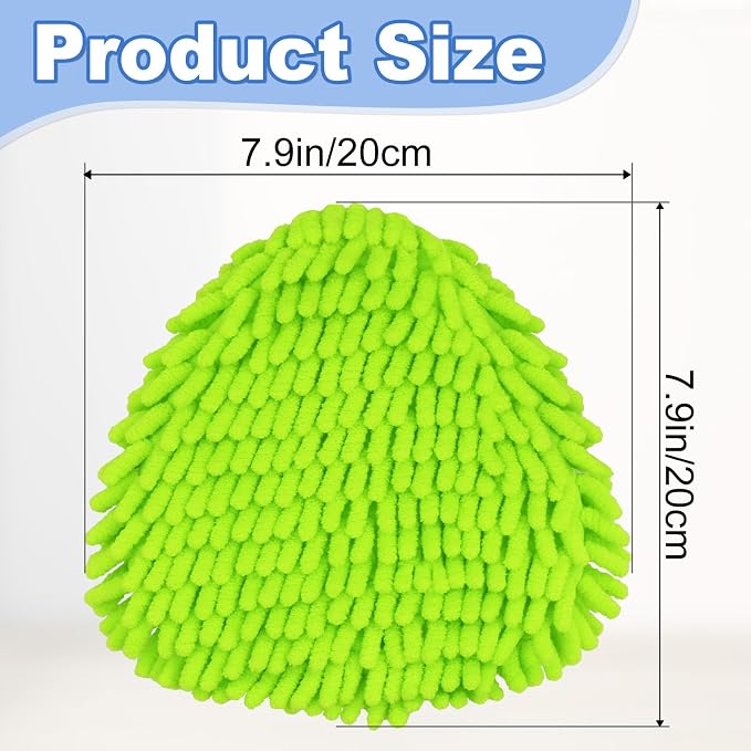 6 Pack Mop Head Replacement Compatiable with Ocedar EasyWring Mop,Mop Heads Refill for Easywring Spin Mop 1 Tank System - Microfiber Chenille, Easy to Replace,Deep Floor Cleaning and Machine Washable