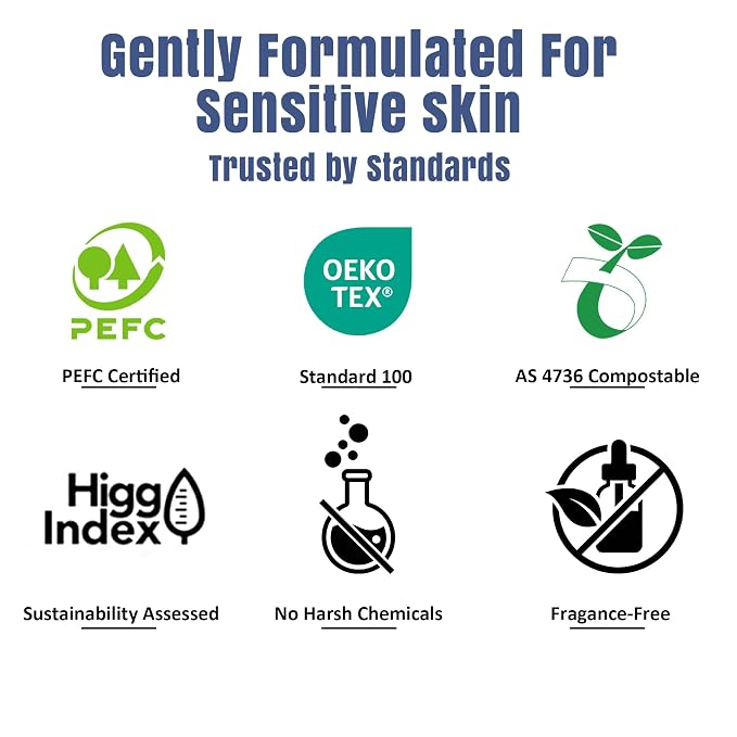 Ourmed Life Face Towels, 11"×9" Disposable Face Towel – Ultra-Soft, Thickened Facial Towelettes, Lint-Free Dry Wipes for Sensitive Skin, Ideal for Makeup Removal & Skincare (50 Count, 1 Pack)