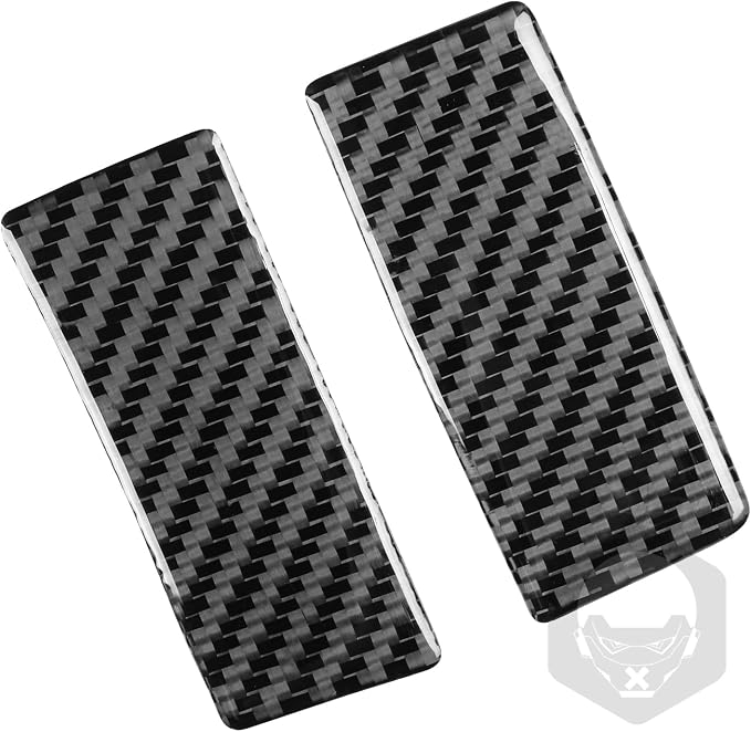 Co-Pilot Box Handle Trim for Toyota Corolla 2009-2013 Accessories Black | Soft Carbon Fiber | Upgrades for Car | Only for Left-Hand Drive | Anti-Scratch | Sporty Style