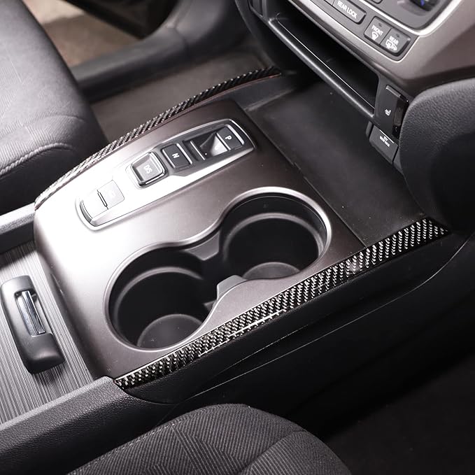 Gear Shift Side Trim Strip for Honda Pilot 2016-2022/ Ridgeline 2017-2023/ Passport 2019-2023, Center Console Trim Sticker Decal Protector, Dash Panel Side Trim Frame (Gear Shift Panel Side Trim)