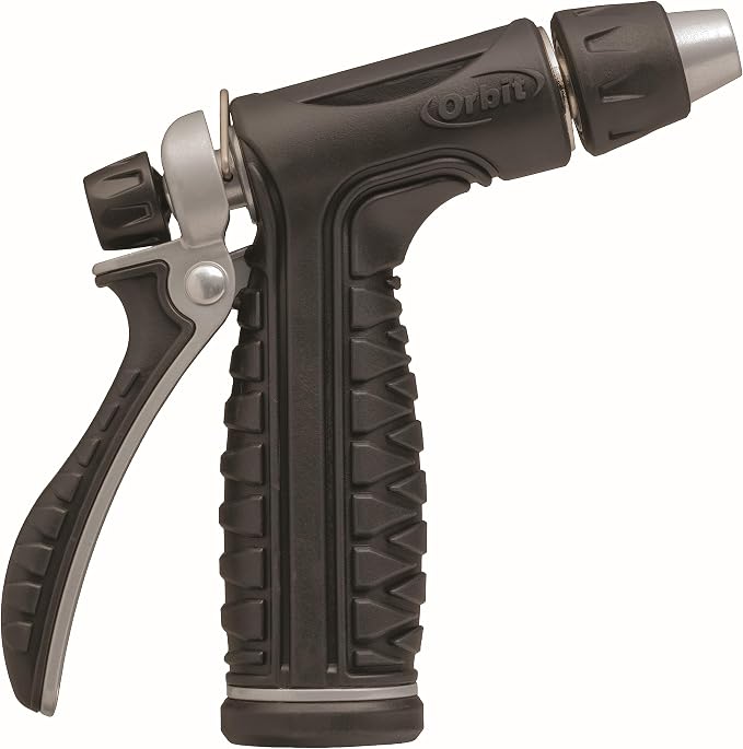 Orbit 26814 Pro Flo Metal Rear Trigger Hose Spray Nozzles Dual Pack