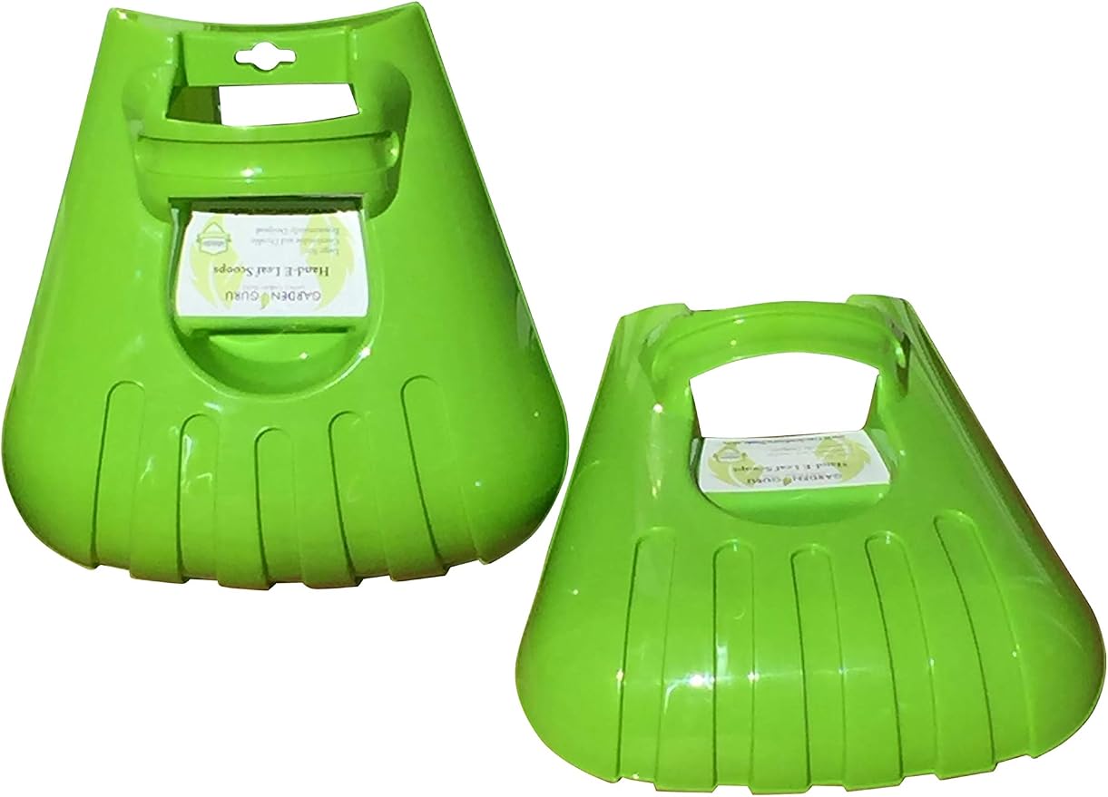Garden Guru Leaf Scoops Rake Claws, Ergonomic, Large Hand Held Garden Rakes for Fast & Easy Leaf and Lawn Grass Snow Removal