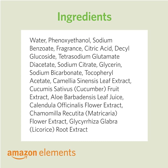 Amazon Elements Baby Wipes, Fresh Scent, Flip-Top Packs, Alcohol-Free, With Cucumber and Aloe, 270 Count, 3 Packs of 90