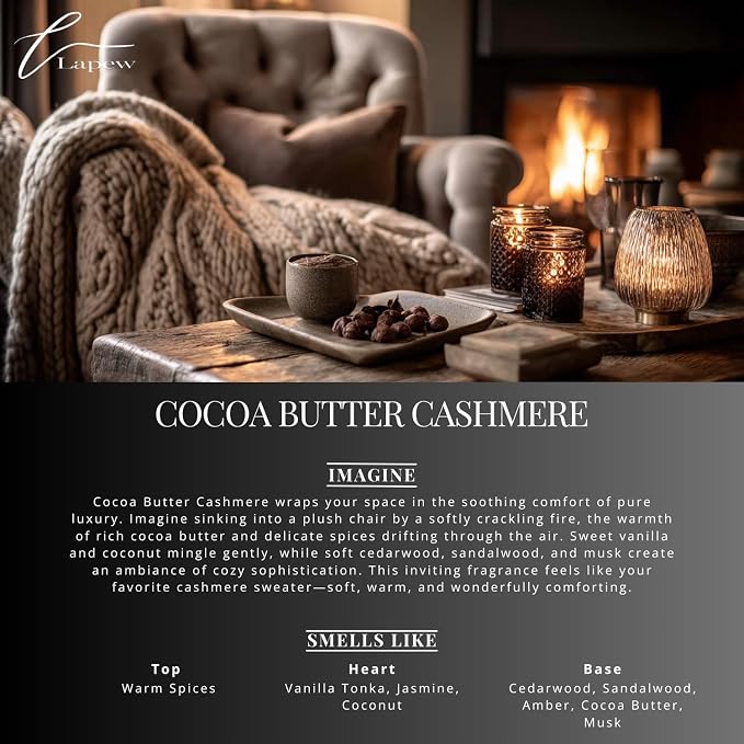 Lapew Room & Linen Spray | Fragrance Mist for Home, Car & Office | Fabric & Air Freshener | Neutralizing Mist | Made in USA | Cocoa Butter Cashmere